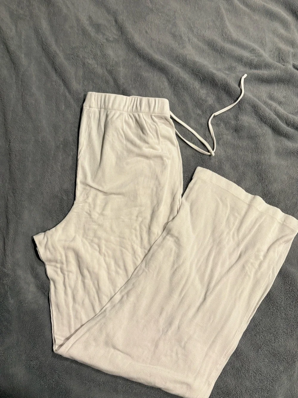 Skims ribbed pajama set - large